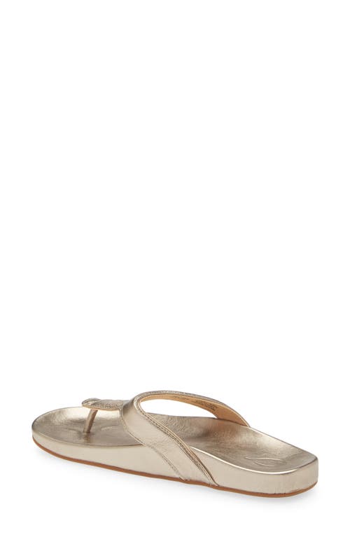 Shop Olukai Kipea Lipi Sandal In Bubbly/bubbly