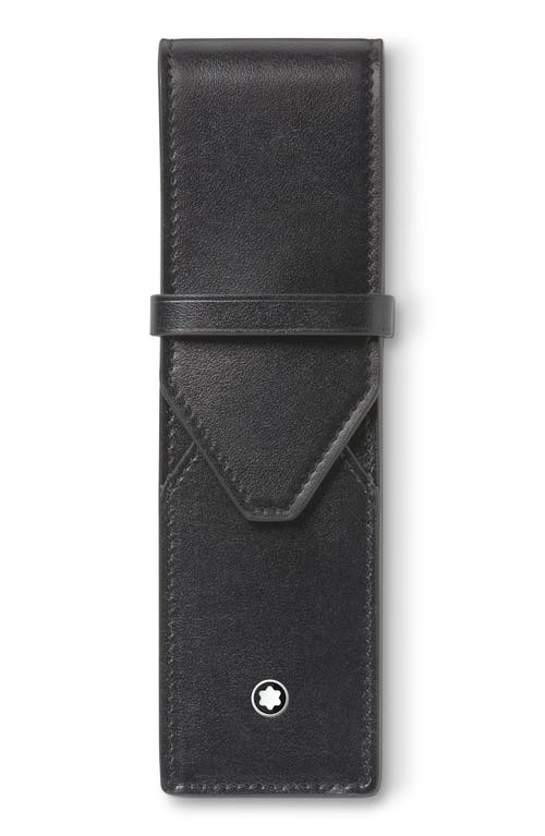 Montblanc Meisterstück Two-pen Sleeve In Black