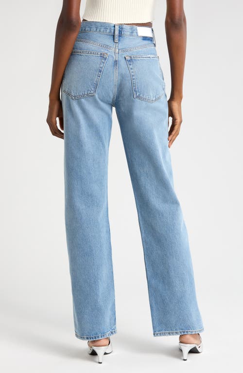 Shop Re/done Originals High Waist Loose Jeans In Worn Blue