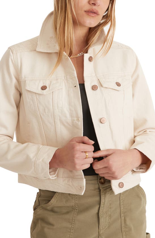 MARINE LAYER MARINE LAYER EMBROIDERED DENIM JACKET
