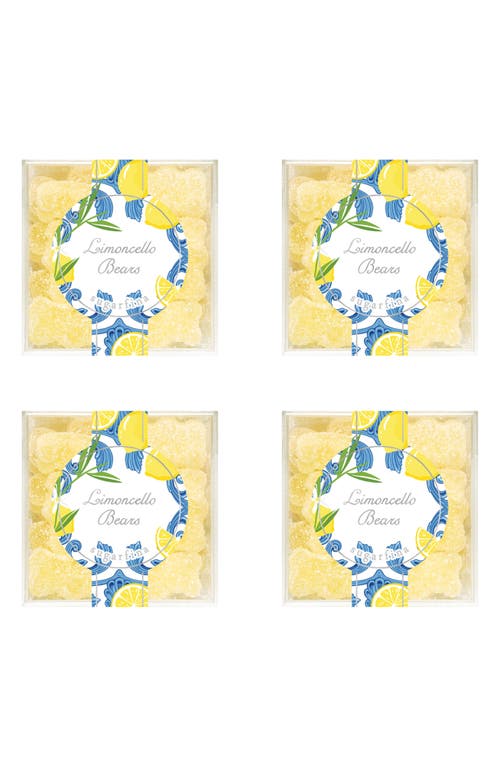 sugarfina Limoncello Bears Set of 4 Candy Cubes in Blue at Nordstrom