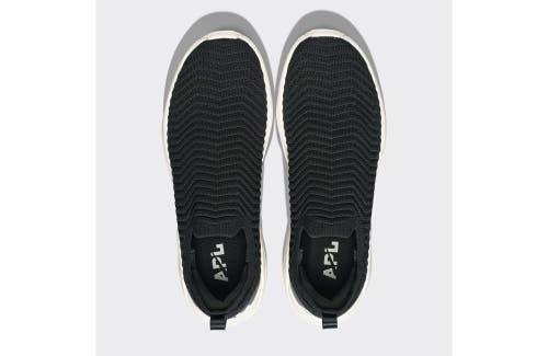 Apl Athletic Propulsion Labs Techloom Traveler Slip-ons In Black/ivory