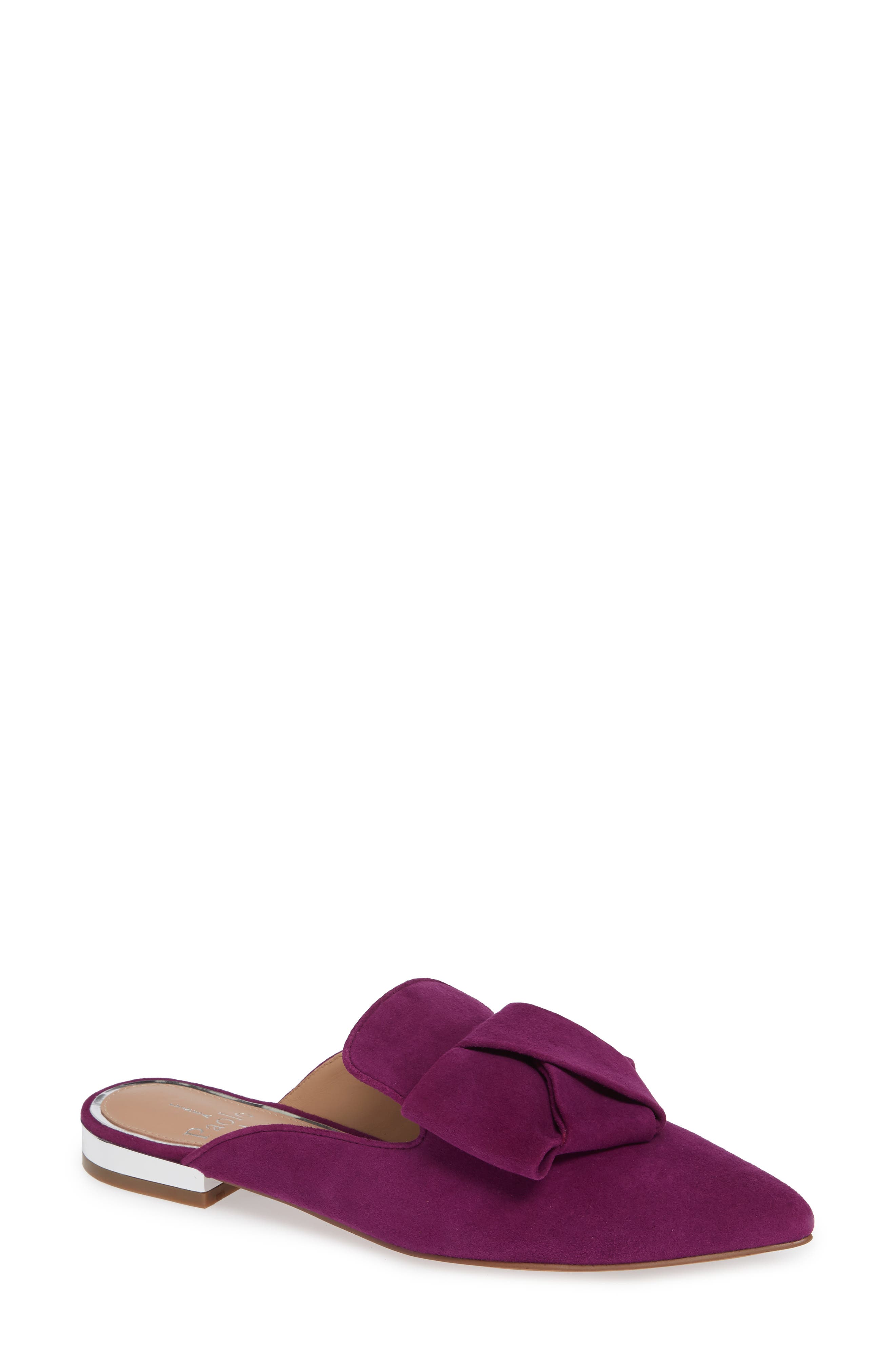 Linea Paolo Anya Bow Mule, Purple