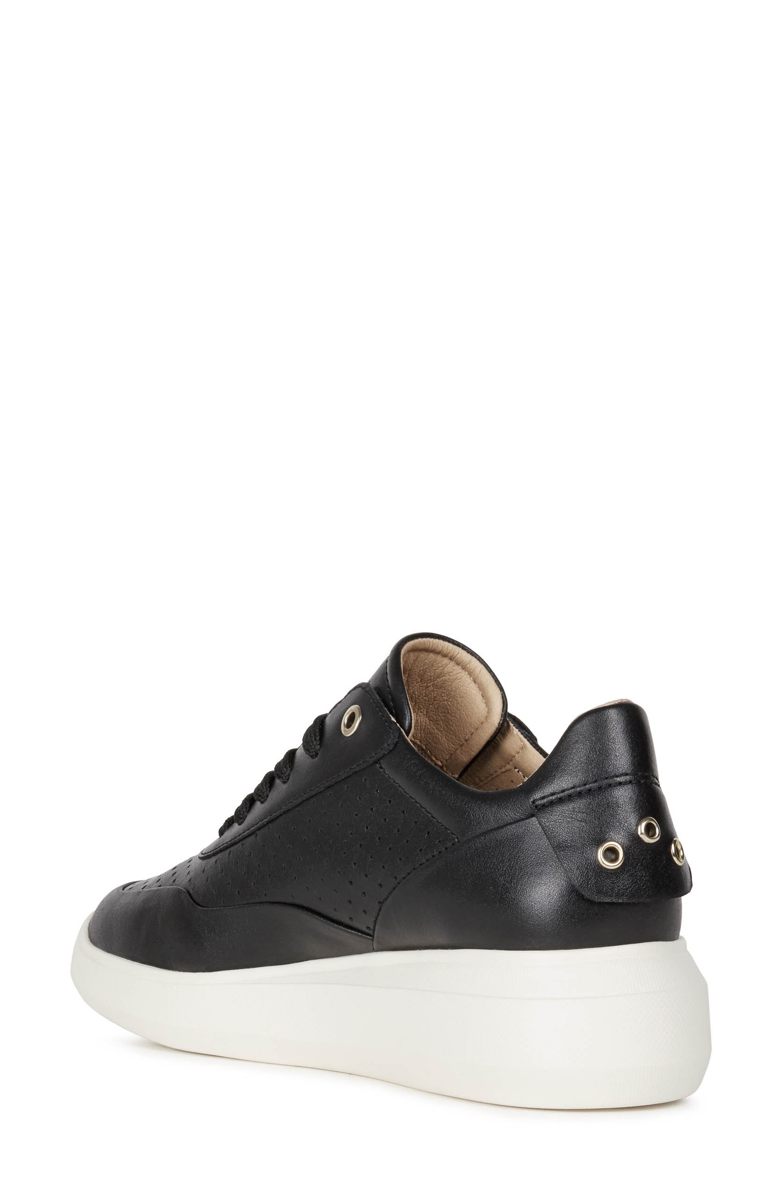 White women\u0026#39;s suede sneakers Geox Rubidia - Women´s shoes •  Differenta.com