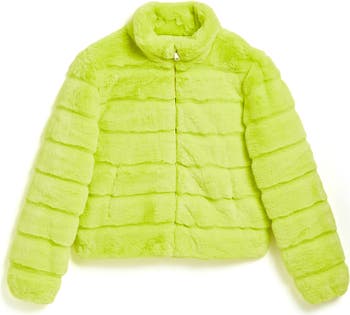 Kids faux cheap fur jacket