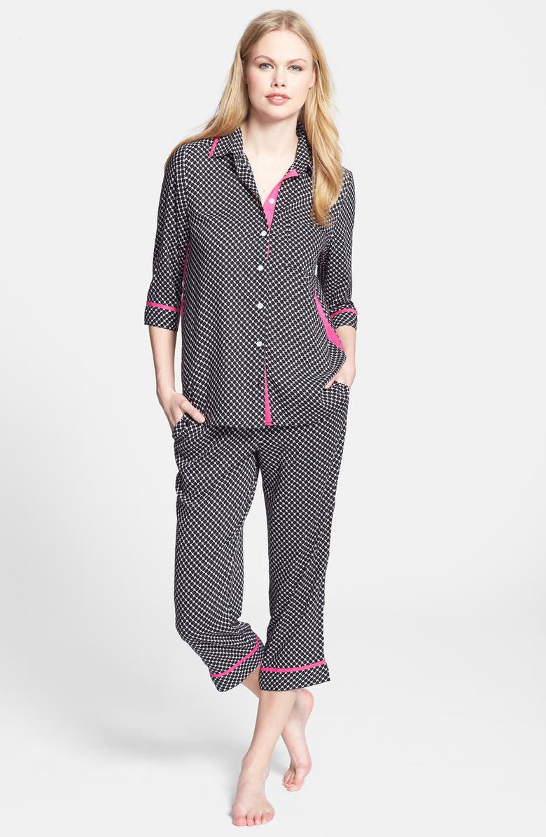 DKNY 'Buttoned Up' Capri Pajamas | Nordstrom