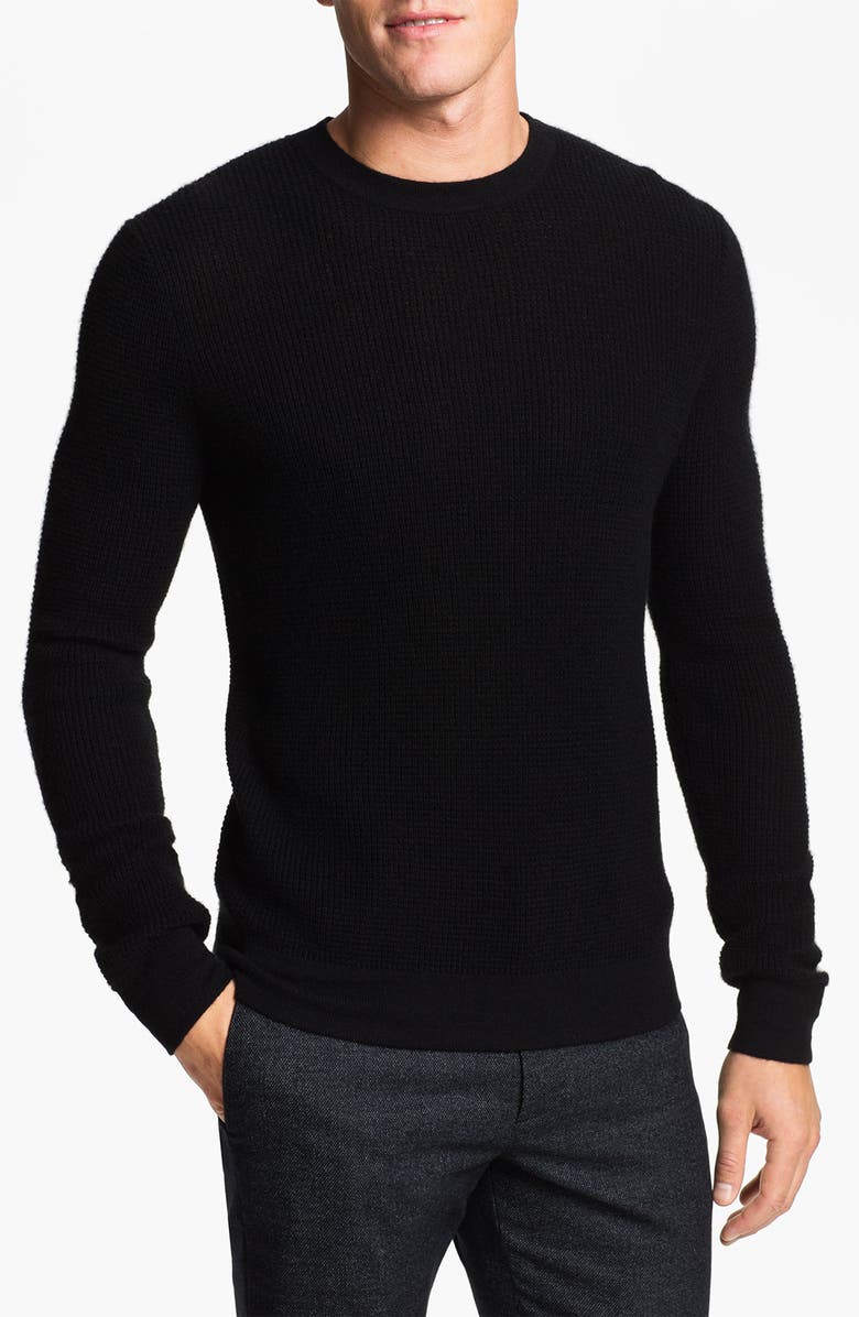 Theory Waffle Knit Cashmere Crewneck Sweater Nordstrom