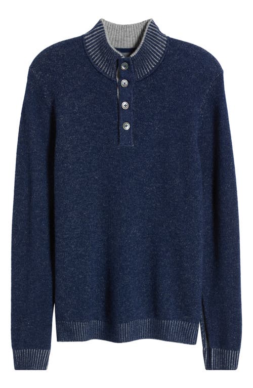 Shop Tommy Bahama Soft Sands Cashmere Pullover In Midnight B