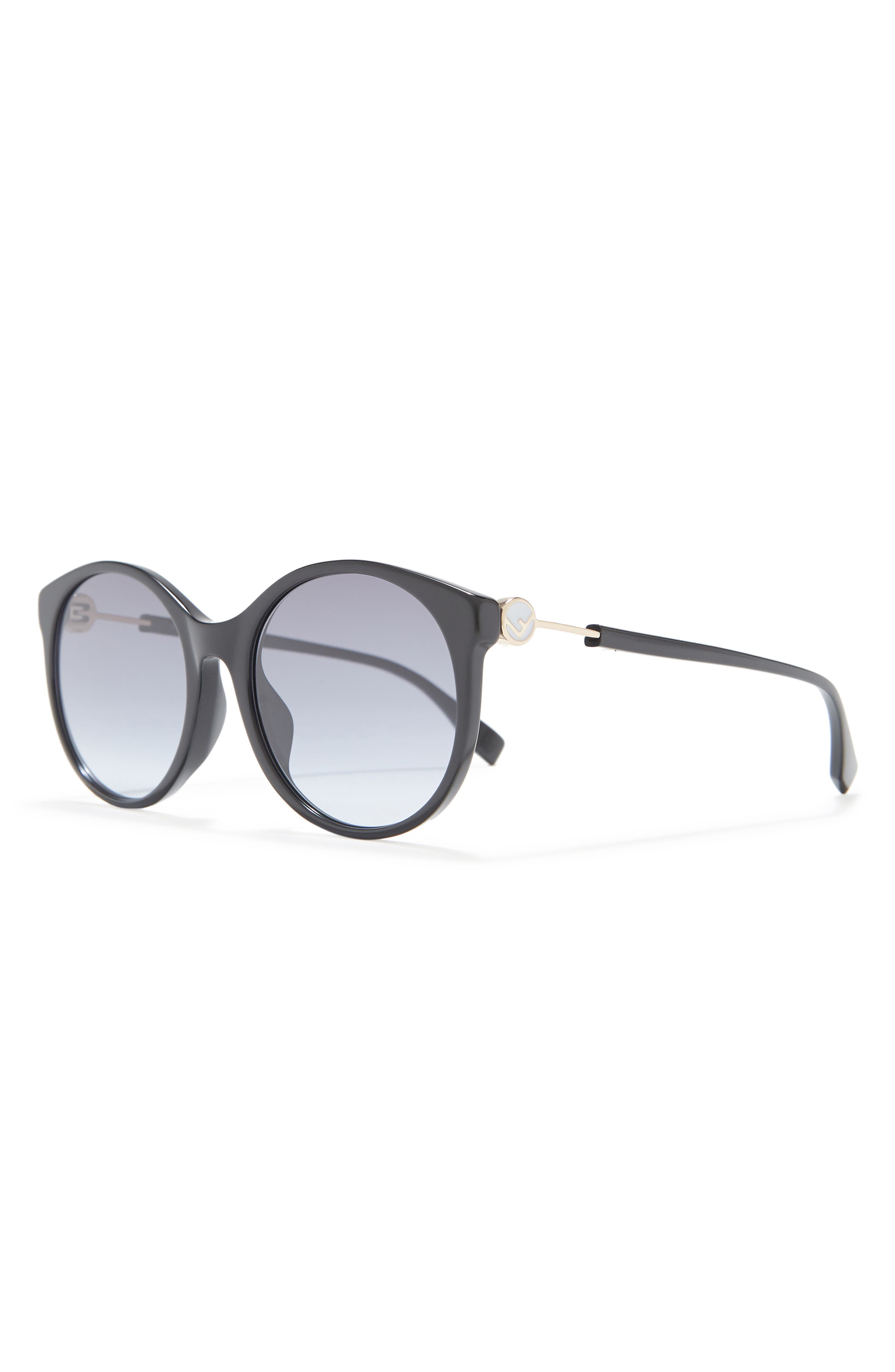 fendi 56mm round sunglasses