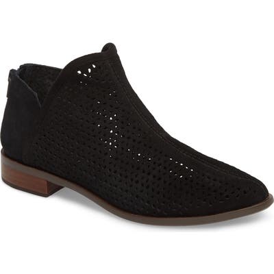 Kelsi Dagger Brooklyn Alley Perforated Bootie- Black
