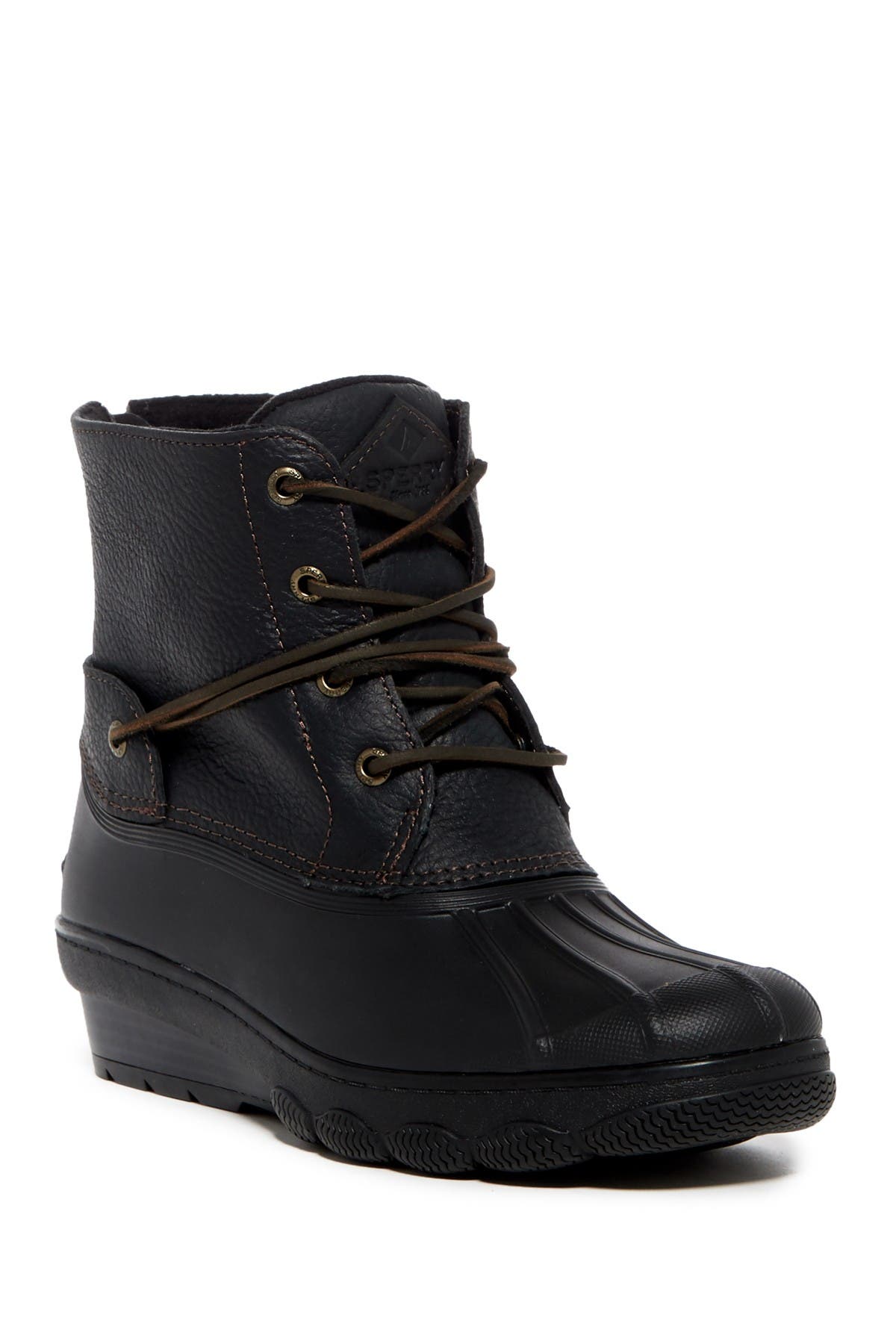 sperry saltwater wedge tide leather boot