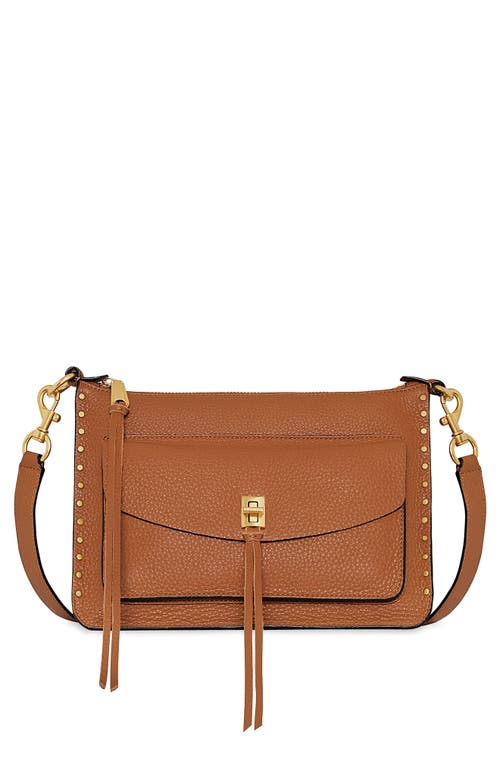 Rebecca Minkoff Darren Signature Leather Shoulder Bag in Caramello at Nordstrom