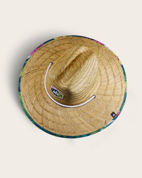 Shop Hemlock Caicos Straw Lifeguard Hat In Parrots