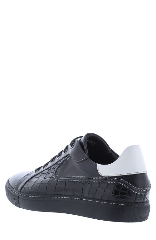 Shop Robert Graham Uffizi Sneaker In Black