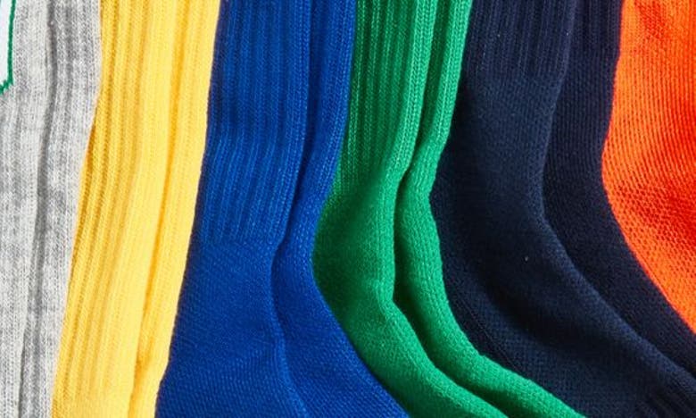Shop Polo Ralph Lauren Assorted 6-pack Crew Socks