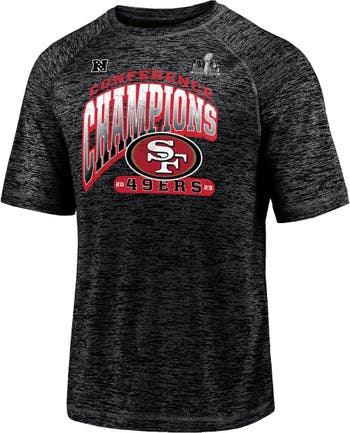 FANATICS Men's Fanatics Branded Black San Francisco 49ers 2023 NFC  Champions Hail Mary T-Shirt