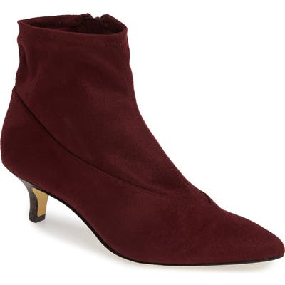 Bella Vita Stephanie Ii Stretch Bootie, Burgundy