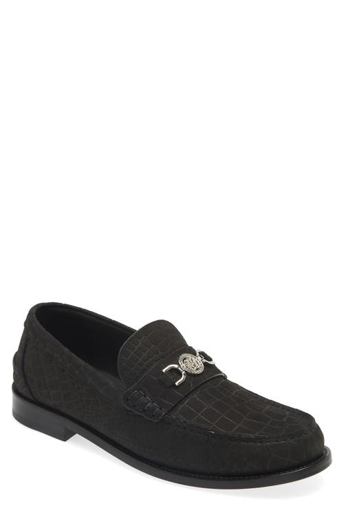 Versace Medusa '95 Loafer In Black-palladium