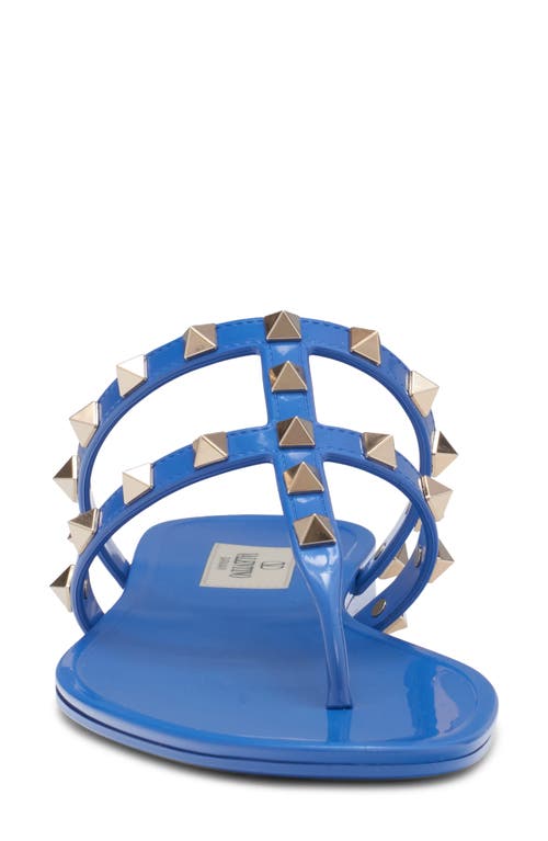 Shop Valentino Garavani Rockstud Jelly Sandal In Riverside Blue