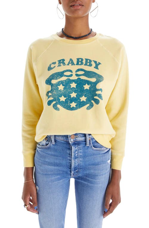 MOTHER The Square Sweatshirt in Crabby