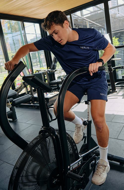 Reflo Hudson Recycled Active T-shirt In Navy