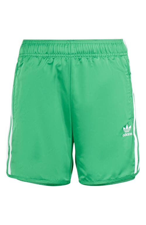 adidas Kids' Adicolor Athletic Shorts Green at