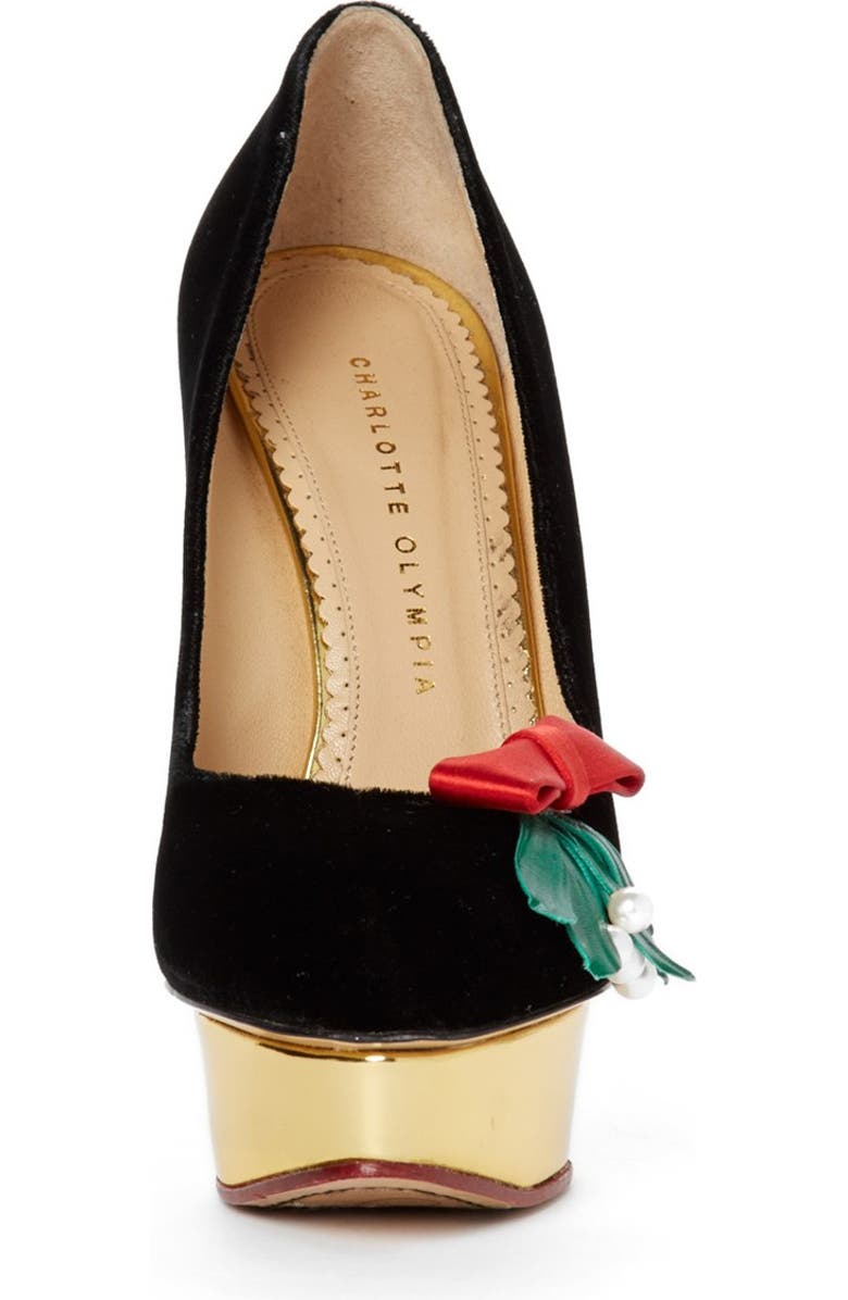 Charlotte Olympia 'Kiss Me Dolly' Pump, Alternate, color, 