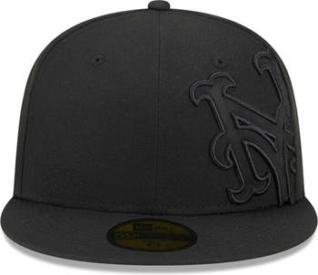 Men's New Era Black New York Mets Alternate Authentic Collection On-Field  59FIFTY Fitted Hat