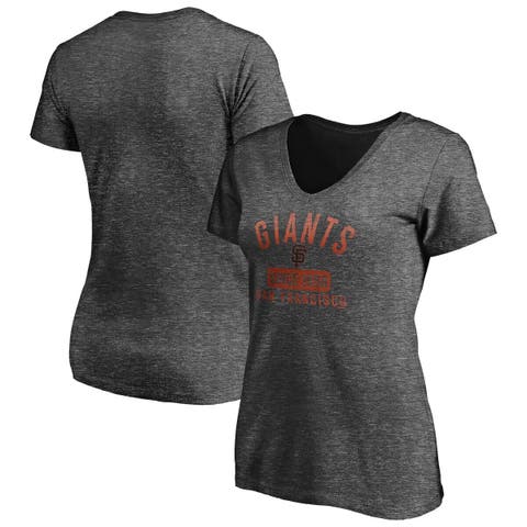 San Francisco Giants Fanatics Branded Women's St. Patrick's Day Paddy's  Pride Tri-Blend V-Neck T