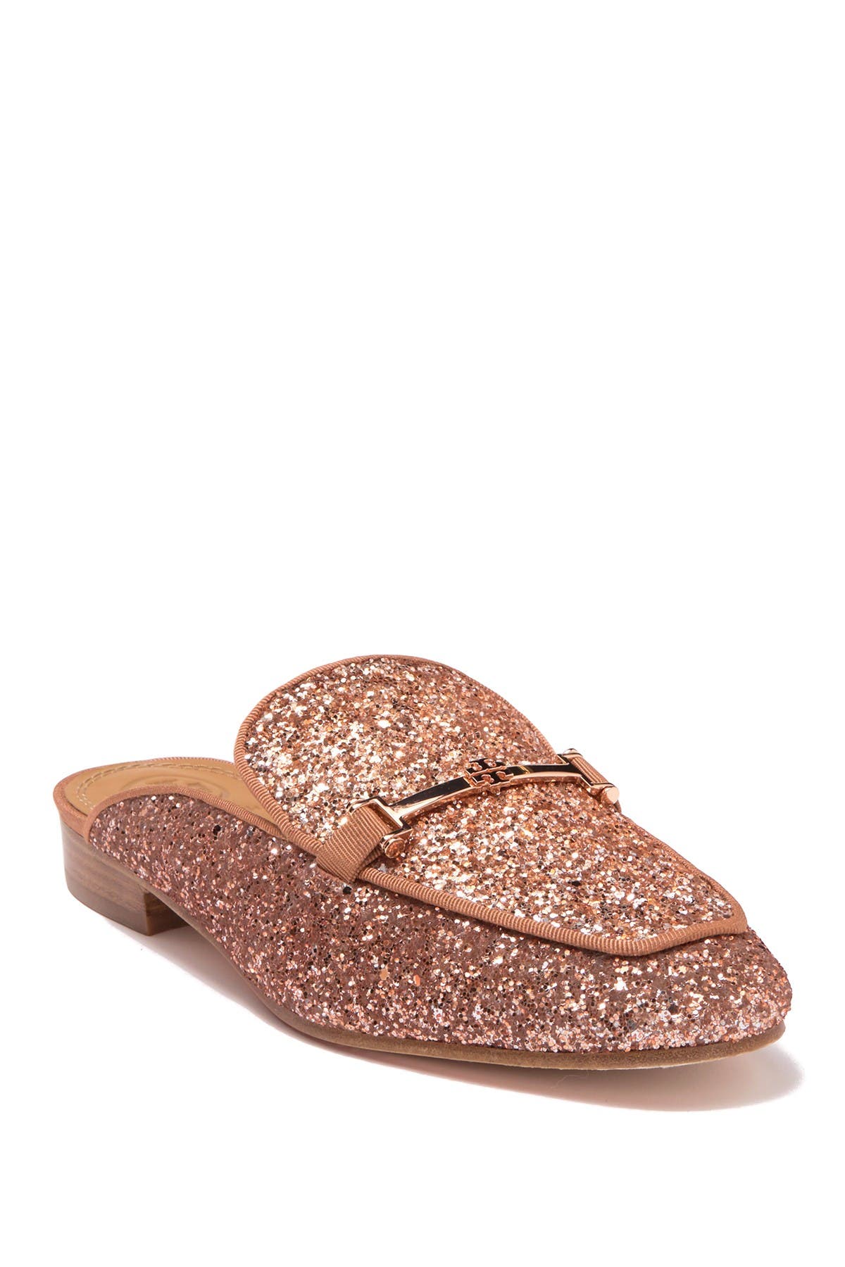 amelia glitter backless loafer