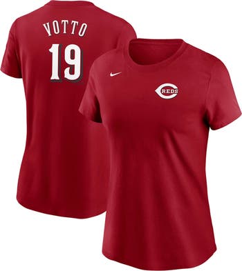 Women's Cincinnati Reds Joey Votto Nike White Home Replica Player Jersey