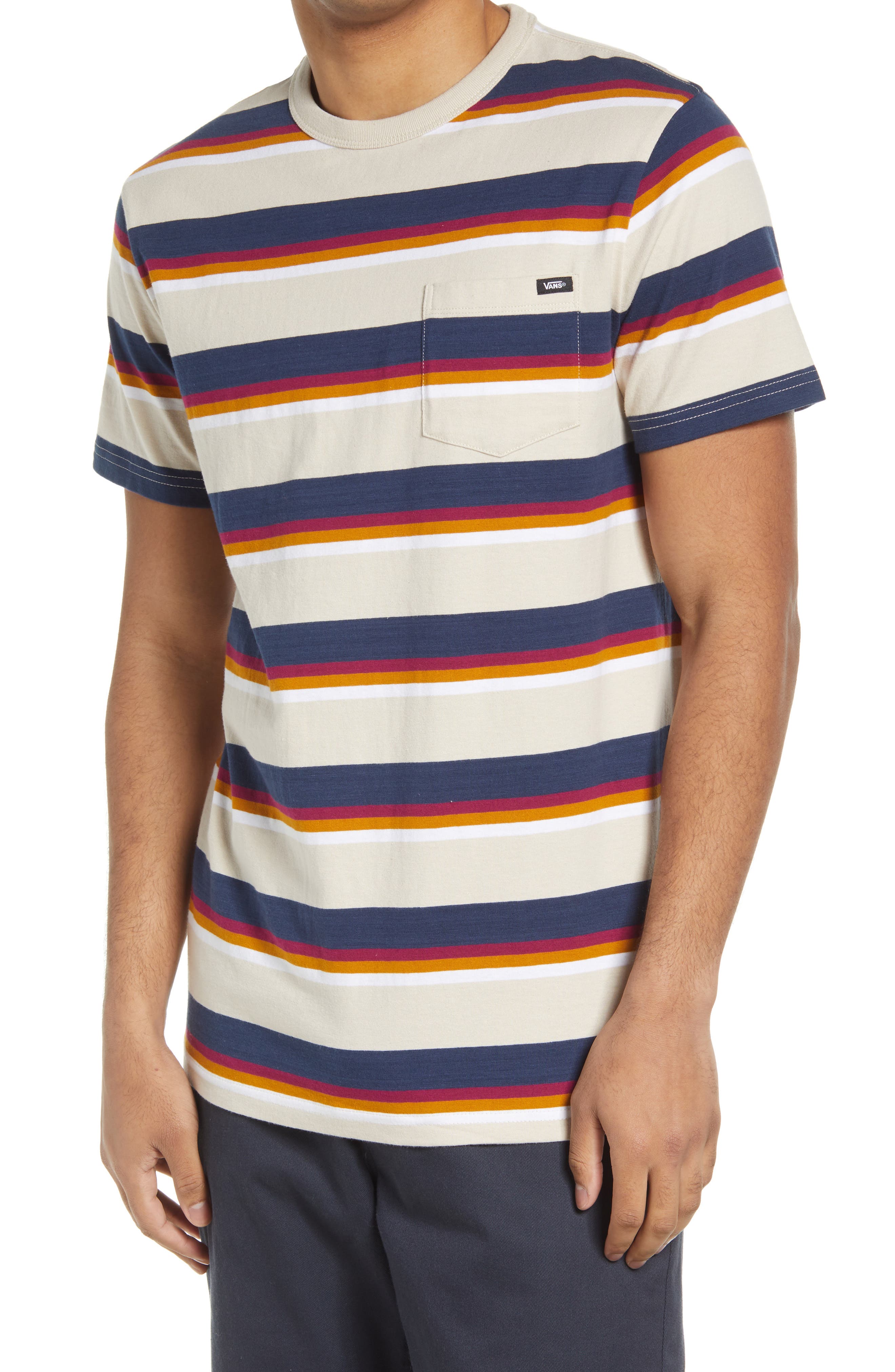 vans t shirt stripes