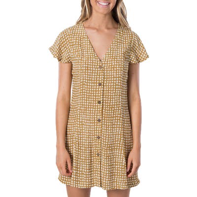 Rip Curl Paradise Cove Minidress, Yellow