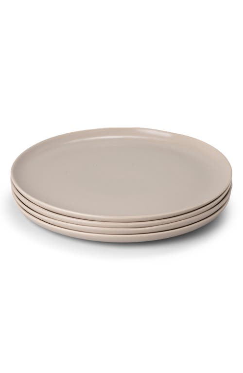 Shop Fable The Dinner Set Of 4 Plates In Desert Taupe