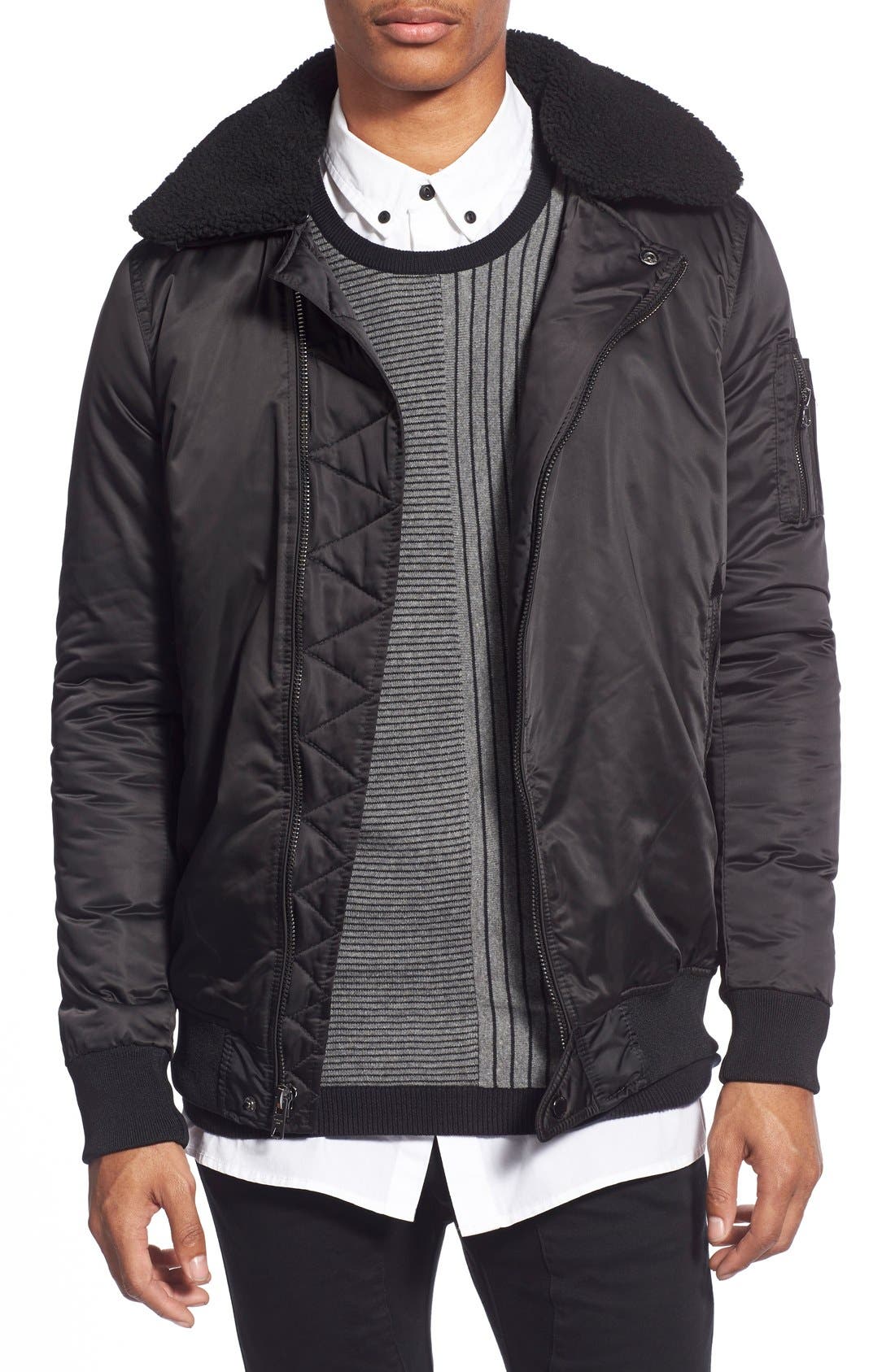 Members Only Satin Bomber Jacket Nordstrom
