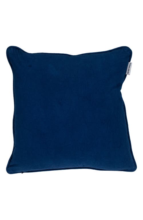 Parkland Collection Canita Embroidered Throw Pillow In Blue