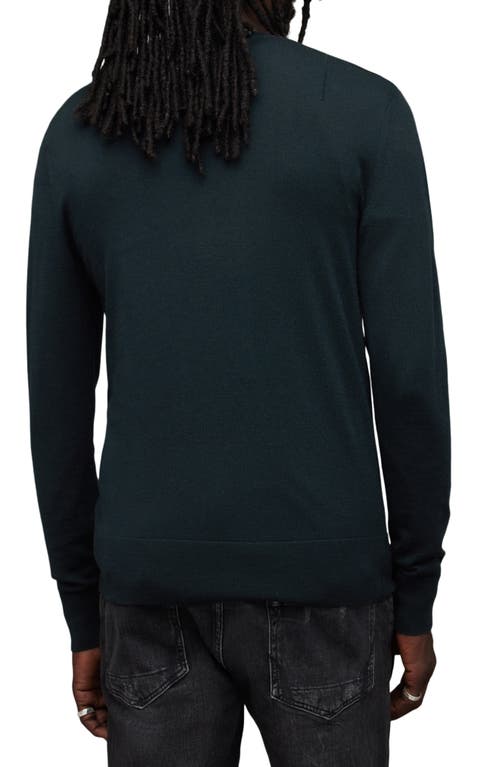 Shop Allsaints Mode Slim Fit Wool Sweater In Racing Green