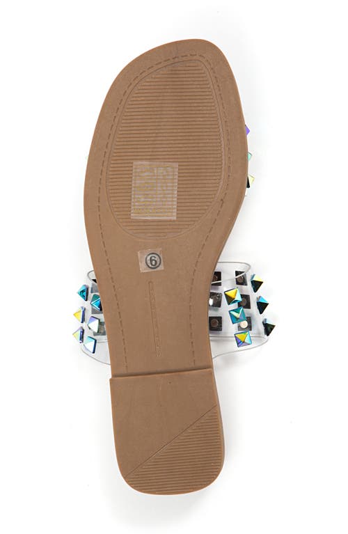 Ninety Union Bloom Slide Sandal In Silver Multi