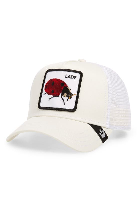 Goorin Bros The Lady Bug Trucker Hat In Ivory