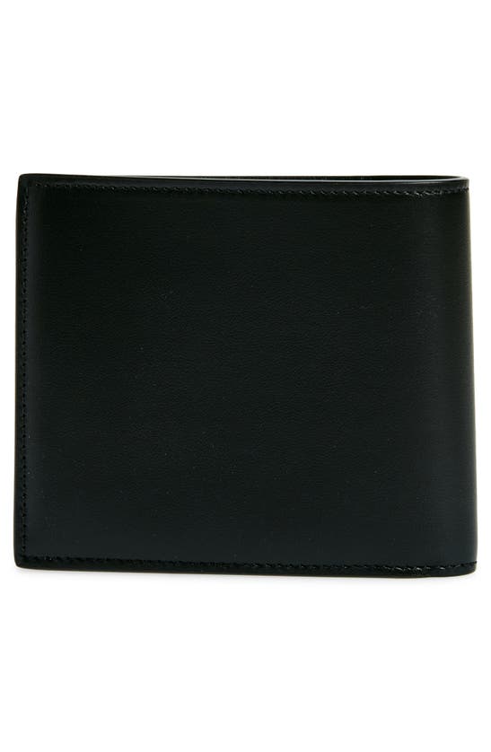 Shop Balenciaga Duty Free Leather Bifold Wallet In Black
