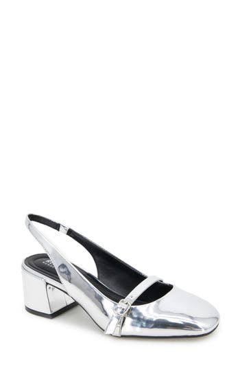 Reaction Kenneth Cole Lindy Slingback Pump In Silver