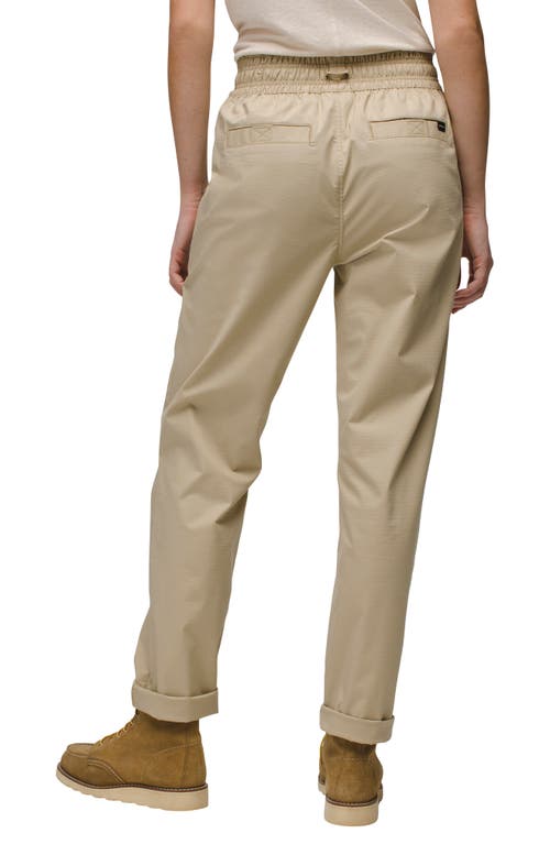 Shop Prana Palisades Organic Cotton Blend Ripstop Pants In Sandstone