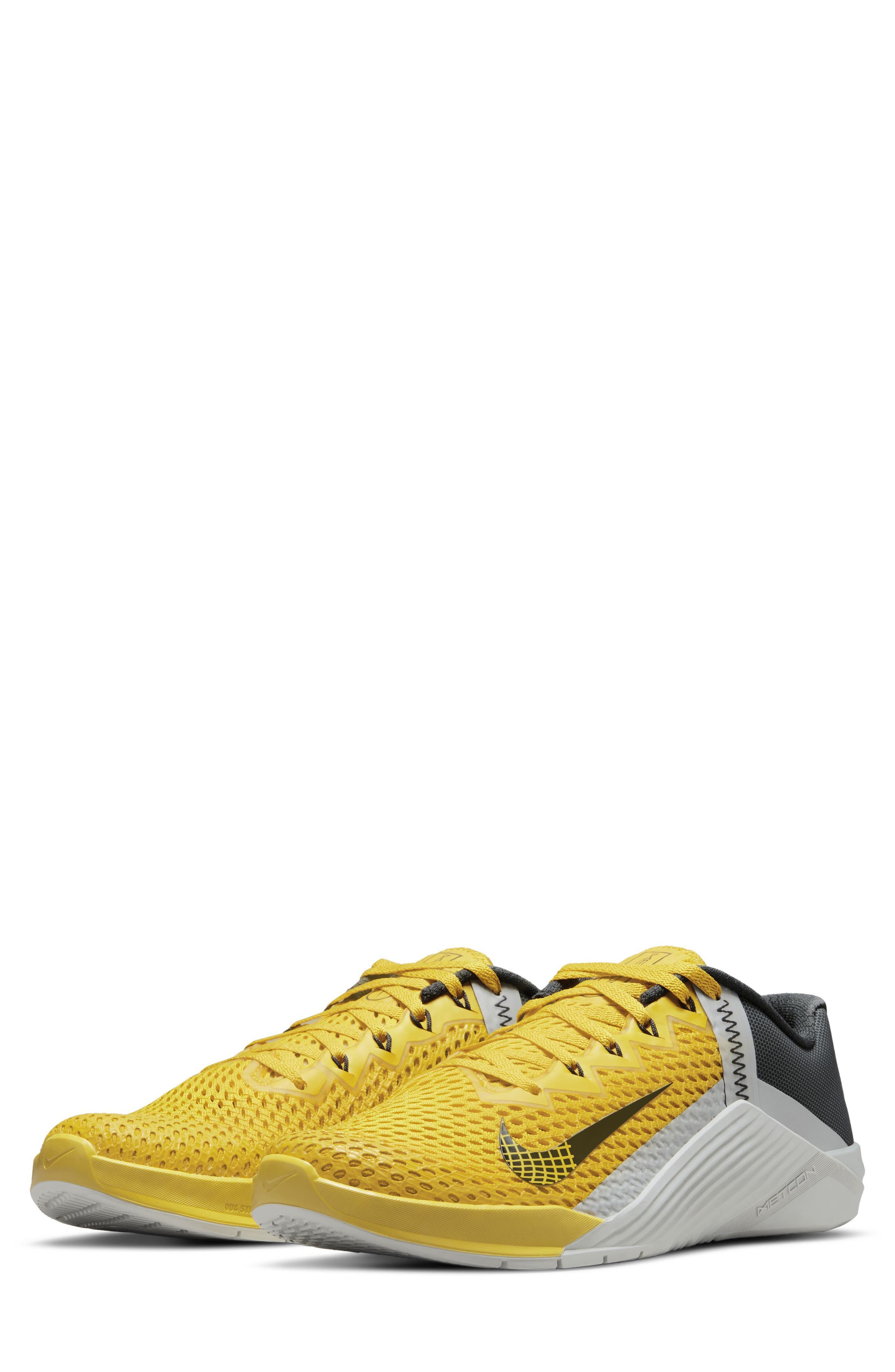 yellow nike shoes women