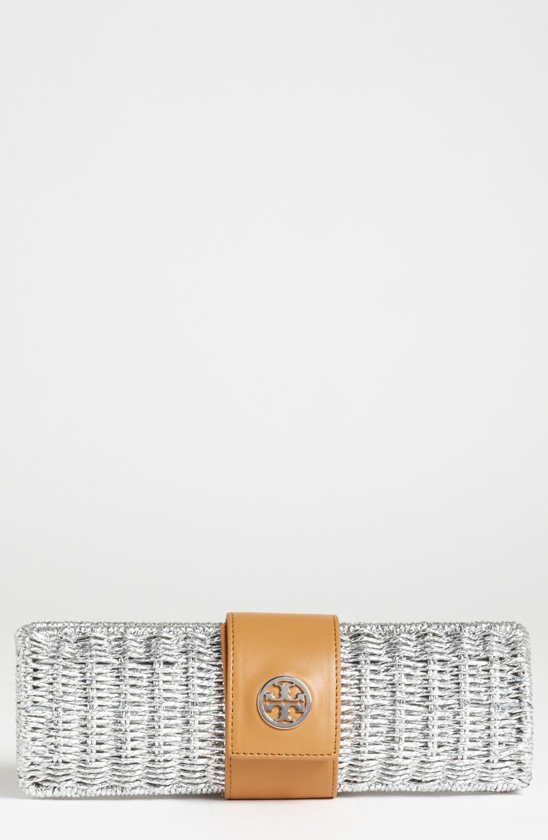 Tory Burch 'Chunky' Straw Clutch Nordstrom