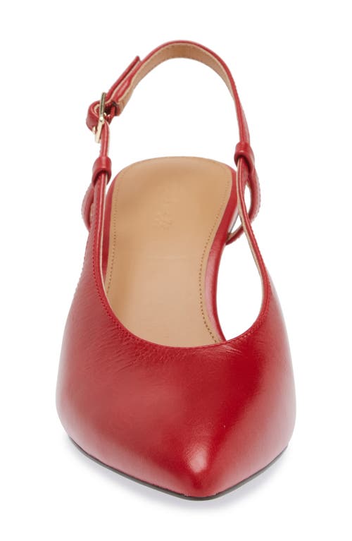 Madewell The Debbie Slingback Pump In Bright Ember