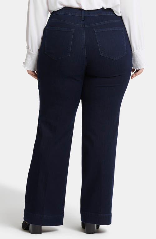 Nydj Teresa Wide Leg Trouser Jeans In Dark Enzyme