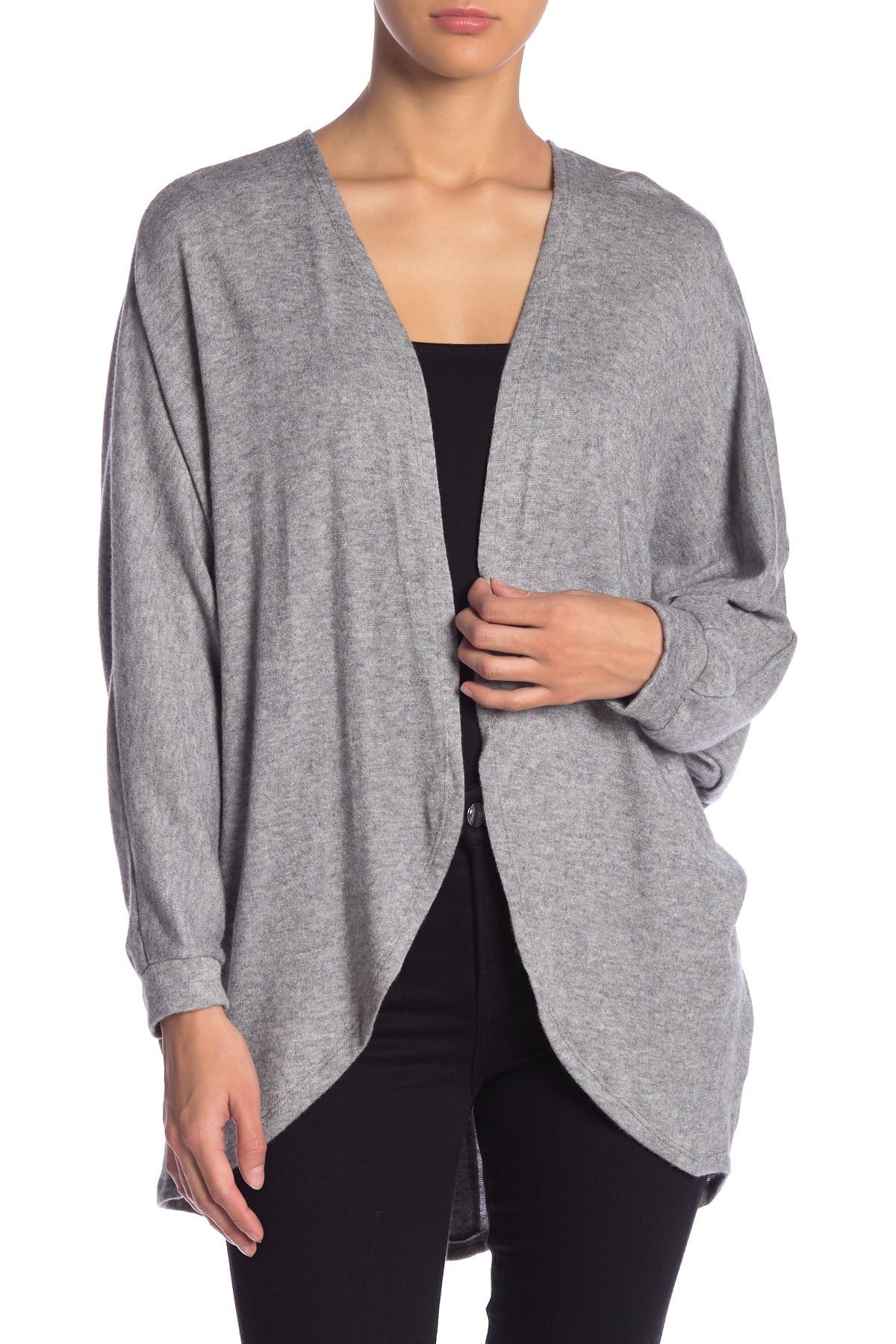 open button cardigan