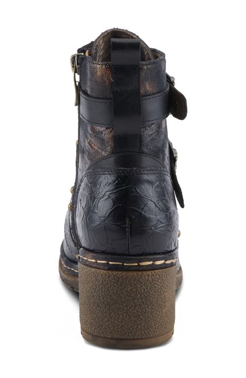 L'artiste By Spring Step Moonlit Bootie In Black Multi