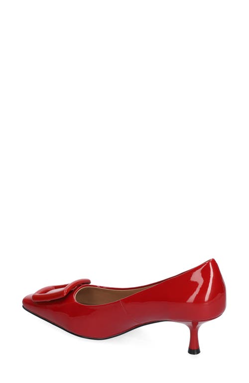 Bibi Lou Poznan Buckle Pump In Rojo