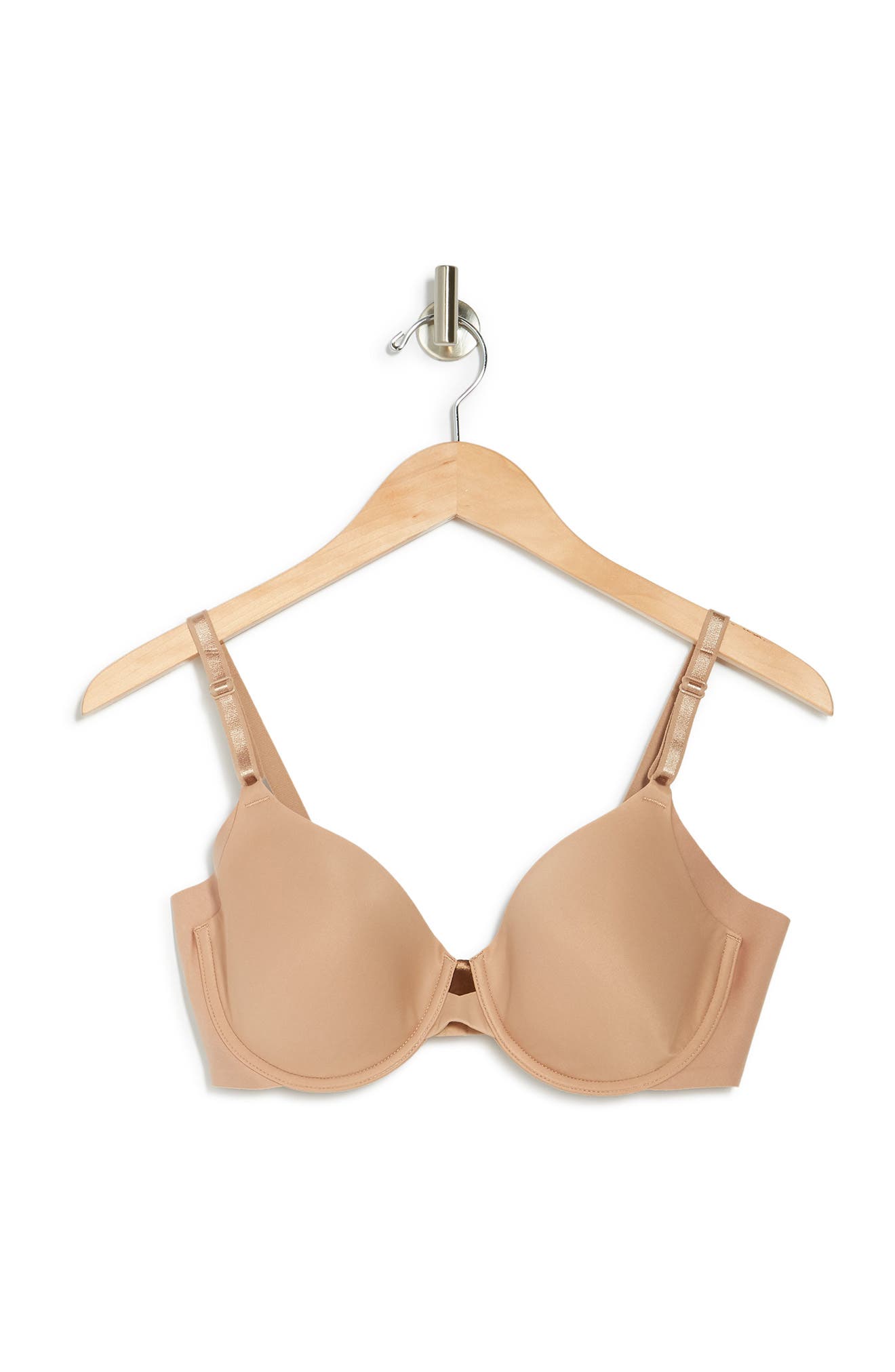 Olga No Side Effects Underwire Contour Bra In Toasted Almond